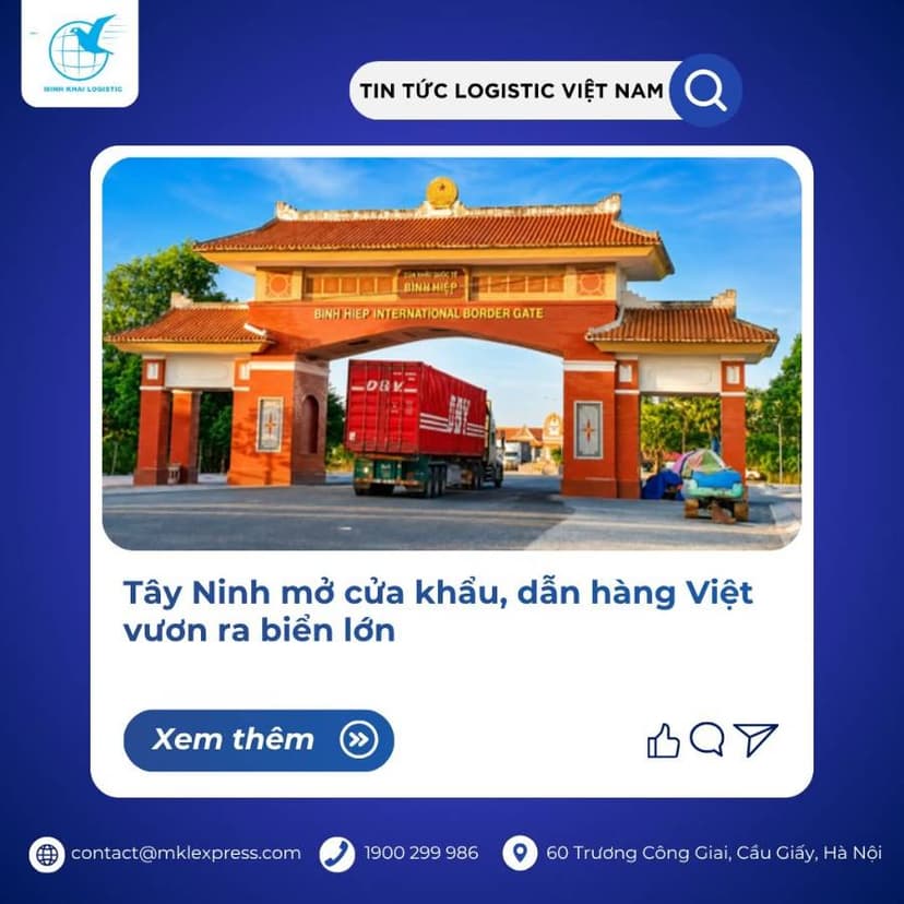 Cập Nhật Tin Tức Logistics Tuần 2 Tháng 9/2026 Cùng Minh Khải Logistic